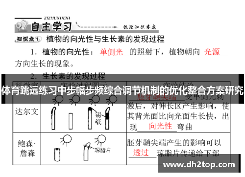 体育跳远练习中步幅步频综合调节机制的优化整合方案研究